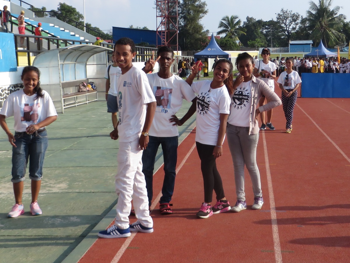 The Timor-Leste Youth for Peace team