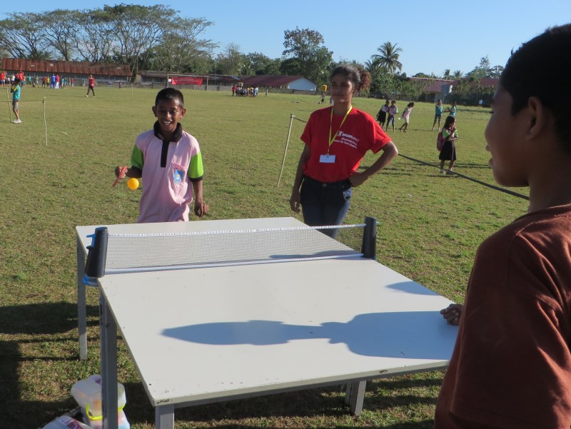 Adapted table tennis